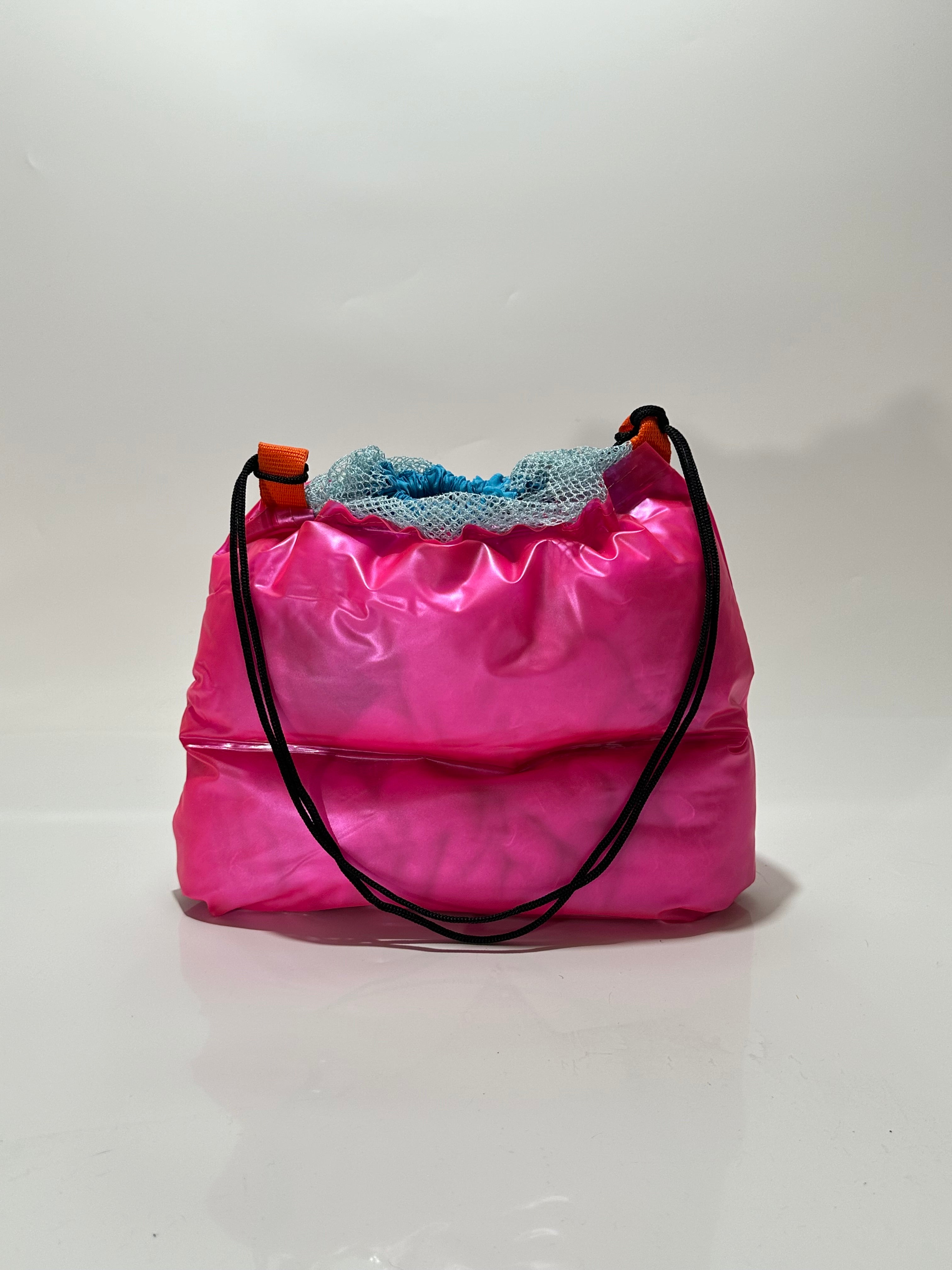 Pink vinyl bag