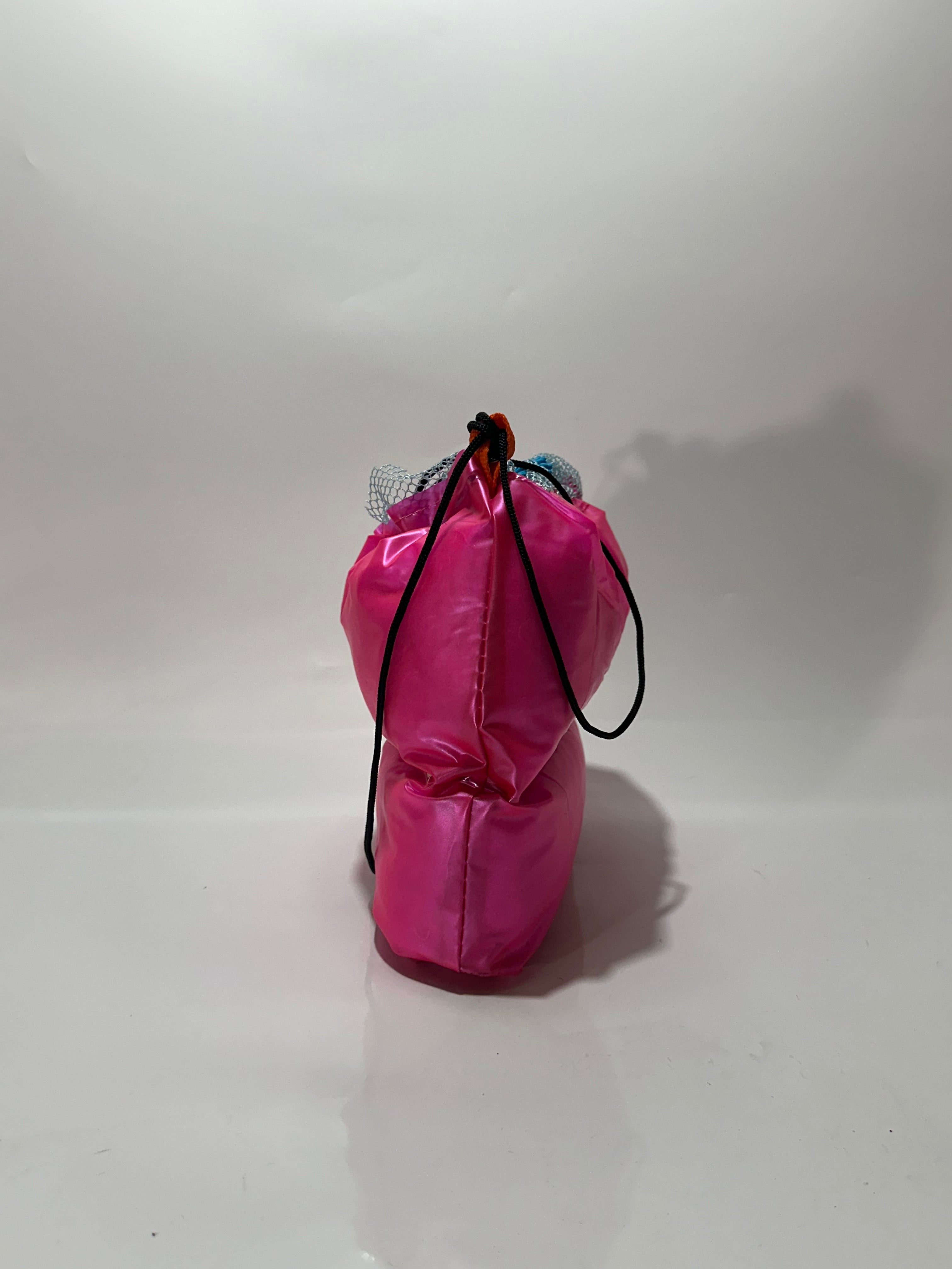 Pink vinyl bag