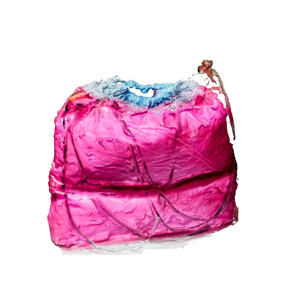Pink vinyl bag
